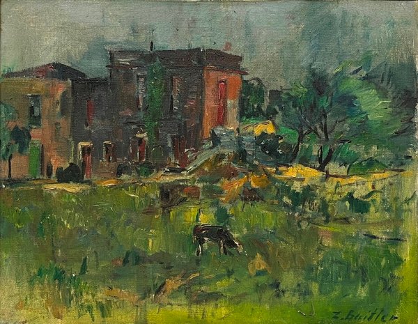 Lote anterior: Zoma Baitler - Paisaje con vacas - Óleo sobre tela