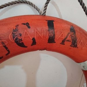 2 Aros Salvavidas Naranja SCANMARIN NORWAY con Roturas - imagen 3