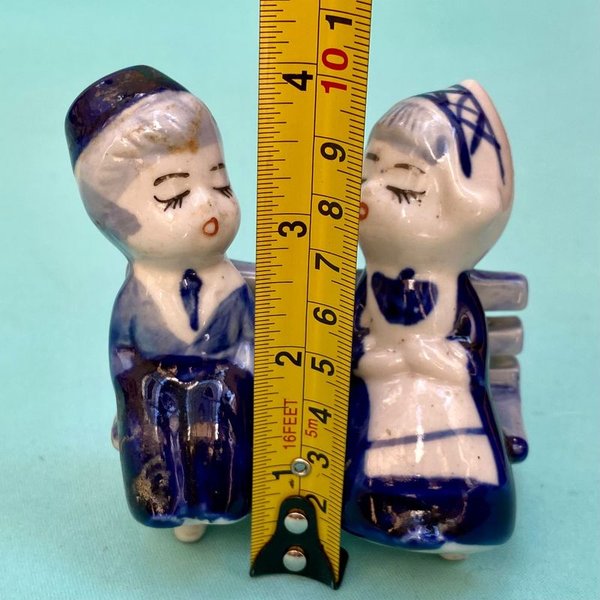 Antiguo y hermoso adorno holandés de cerámica Delft - imagen 5