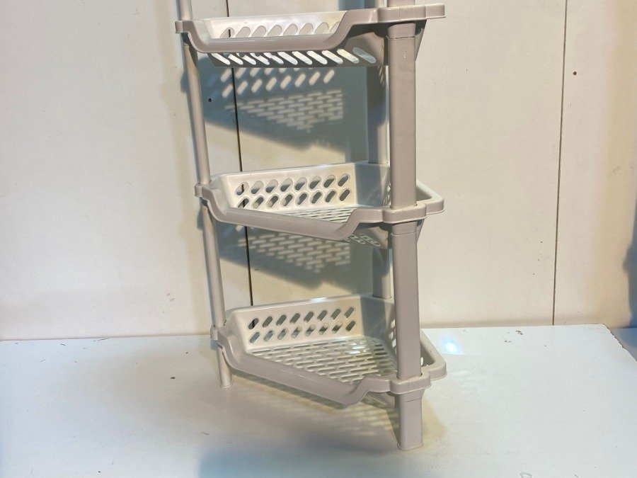 Organizador en PVC blanco con estantes - imagen 3
