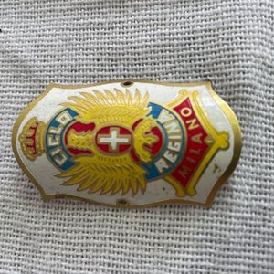 Insignia de Bronce Italiana "Ciclo Regina Milano" con Águila y Cruz - imagen 3