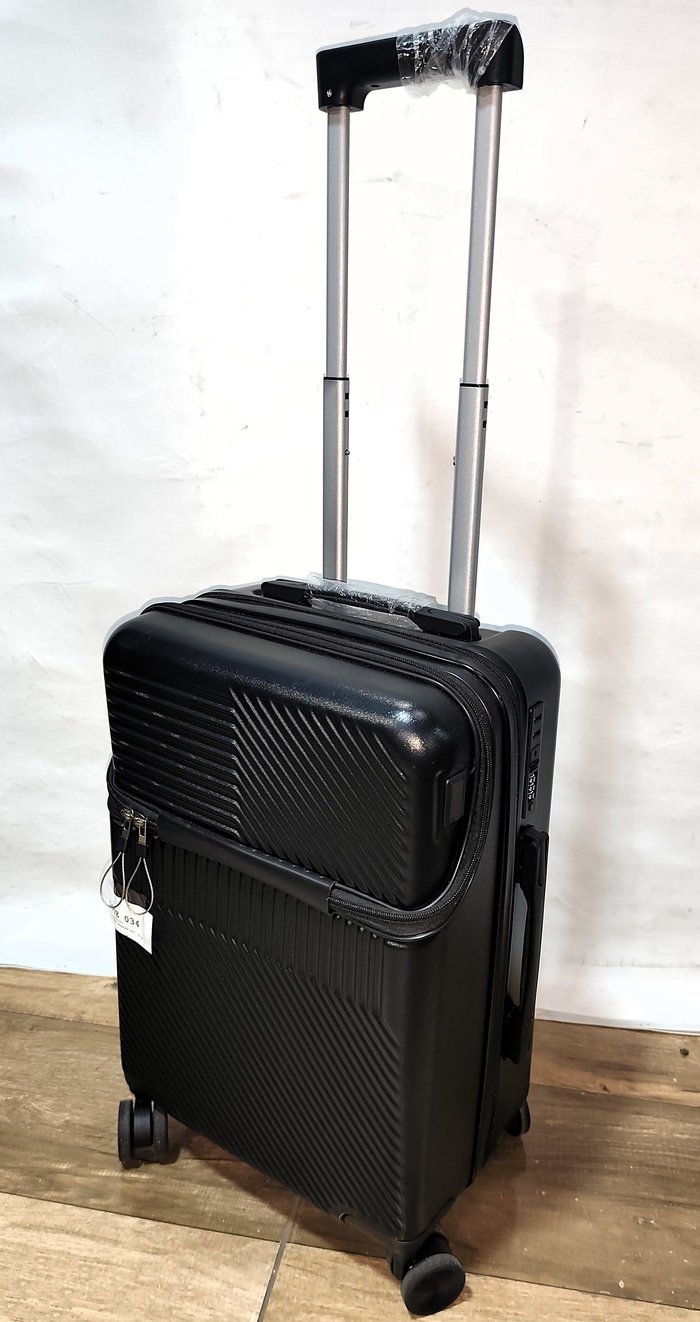 Valija de Viaje Rígida Tipo Carro de Mano con Combinación y Bolsillo