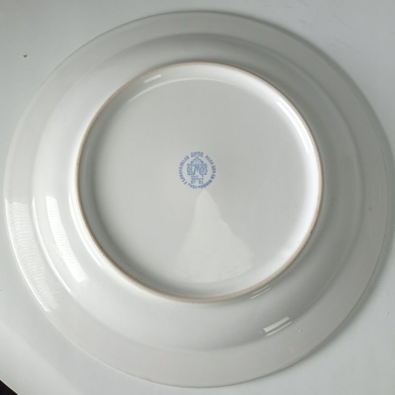 Platos de porcelana Olmos con publicidad de La Casa Violeta - imagen 3