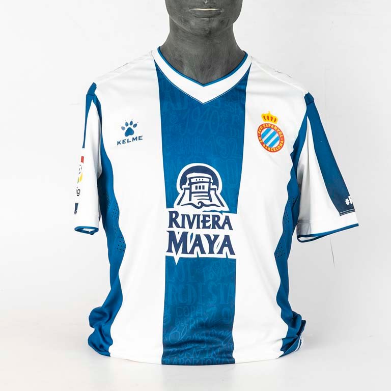 Lote anterior: Camiseta de Espanyol de Barcelona de utileria marca KELME N° 17