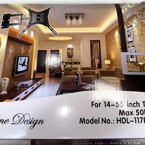Soporte de Pared Articulado para TV "Home Design" HDL-117B-2, Hasta 55" y 50kg - imagen 5