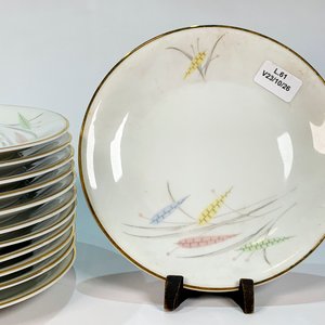 Doce Platos de Porcelana Bavaria Edelstein para Postre - imagen 2