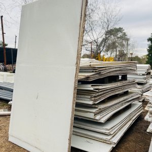 10 Placas de Policarbonato Blancas 2.12 x 1.16 m - imagen 1
