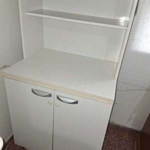 Mueble - Cristalero blanco 3 puertas 6 estantes - imagen 4