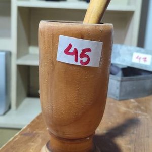 Mortero de Madera con Majadero - imagen 1