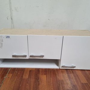 Lote anterior: Mueble Aéreo o Bajo Mesada Blanco con Tiradores Cromados y Estantes Internos