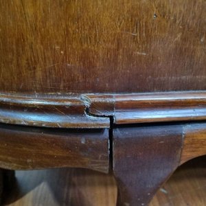 Importante Cama Antigua Dos Plazas Estilo Provenzal Madera - imagen 4