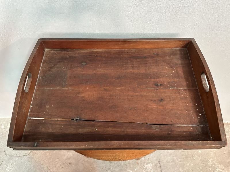 Mesa Auxiliar De Madera - Tabla de madera antigua con diseño clásico - imagen 11