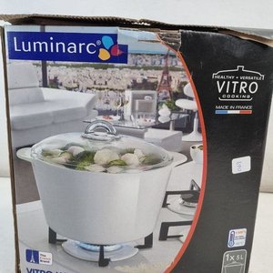 Lote siguiente: L 388 - 1 Pieza - Practica cacerola multiuso de la firma Luminarc, línea Vitro Cooking, de 5 litros de capacidad (Made in France)