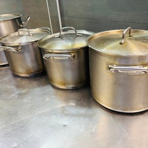 Set de 4 Ollas de Acero Inoxidable con Tapa - Tramontina y Ozti - imagen 3