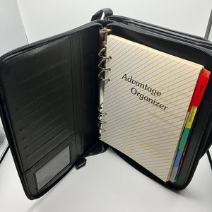 Lote de Carteras "Advantage Organizer" Negras con Agenda - imagen 3