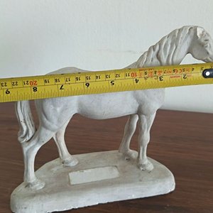 Escultura Ecuestre de Caballo Estilo Siglo XIX - Base Ovalada - imagen 6