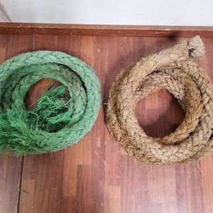 Juego de 2 Sogas Gruesas de Amarre Navales - Fibra Natural y Sintética - imagen 2