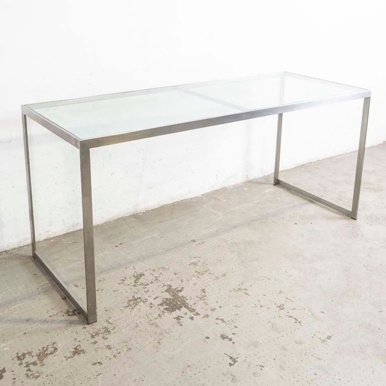 Lote anterior: Mesa de acero inoxidable con tapa de vidrio para decorar tu hogar