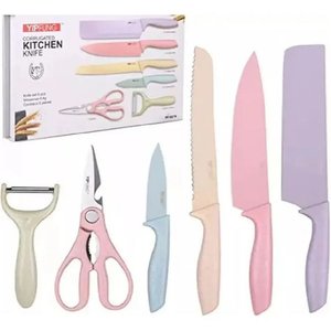 Lote siguiente: Set de Cuchillos de Cocina YIPFUNG con Pelador y Tijeras