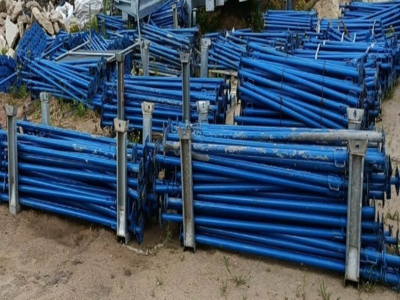 Puntales Telescópicos de Construcción Azules
