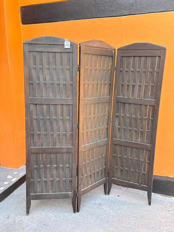 Bombo de 3 hojas de madera para decoración - imagen 3