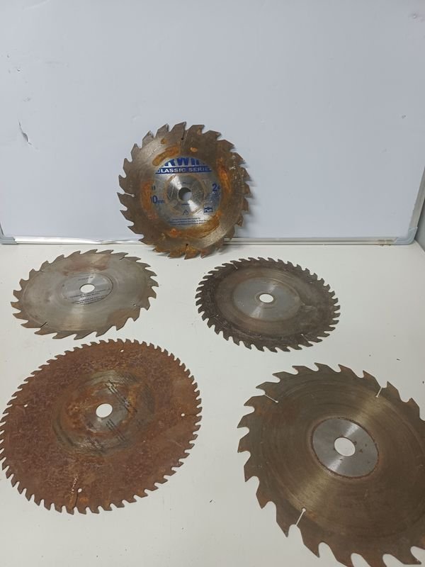 5 Discos de Sierra Circulares de 30cm de Diámetro