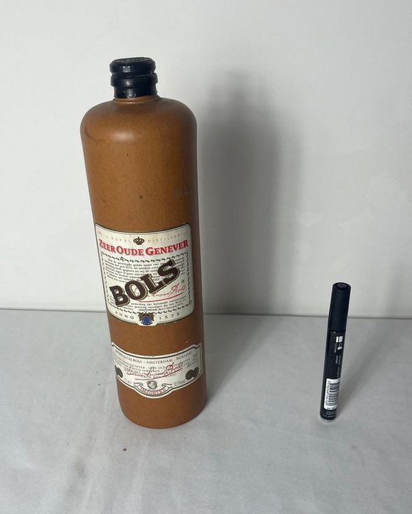 Porrón de Gres BOLS Zeer Oude Genever con Tapa - imagen 1