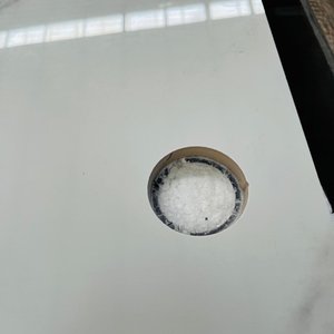 Mesada de Baño Doble Blanca con Vetas - imagen 2