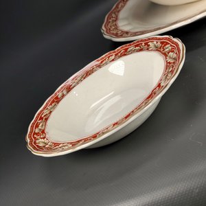 Loza Inglesa Grindley Marlborough Modelo Oakland: Fuente, Bowl y 2 Compoteras - imagen 4