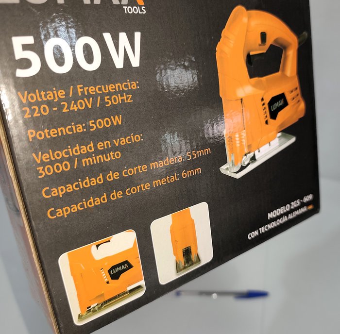 Sierra Caladora Electrónica Nueva con Accesorios - imagen 4