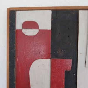 Talla en Madera "Luis Pérez Iglesias" 59x38 cm con Rastros de Polilla - imagen 2