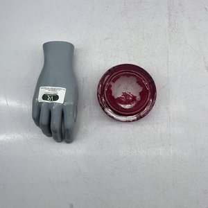 Cenicero Publicitario Mahou de Vidrio Rojo - imagen 4