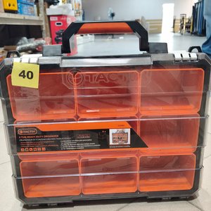 Lote siguiente: Organizador Táctix con Manija y Compartimentos Transparentes