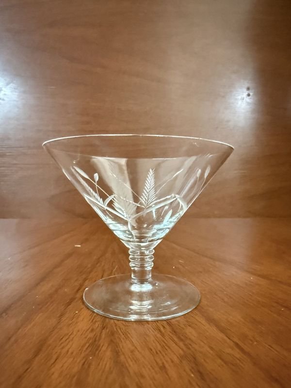 Juego completo de cristal labrado para vino - imagen 10