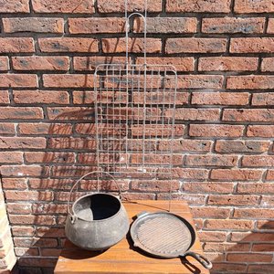 Olla, Plancha y Parrilla de Hierro Fundido Corona - imagen 1