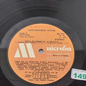 Disco de Vinilo "Los Gauchos Judíos" - Banda Sonora Original - imagen 4