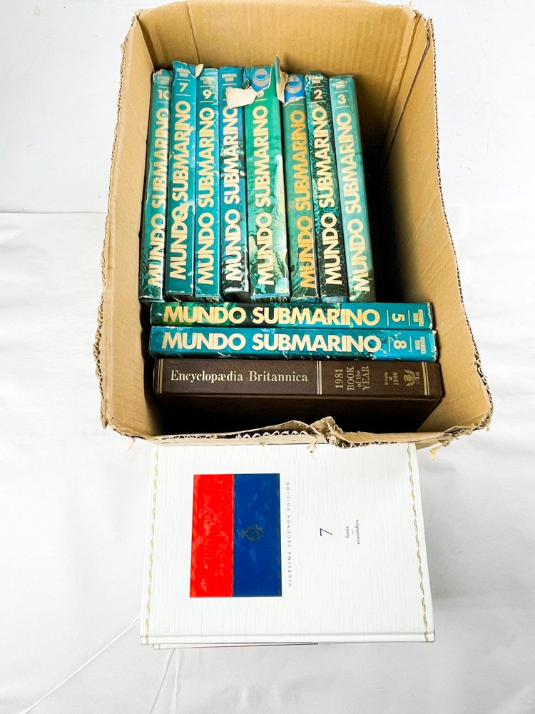Libros enciclopédicos de diferentes colores - imagen 2