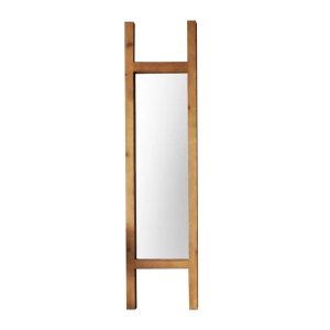 Espejo de Pie Rectangular 30x120cm con Marco de Madera Natural - imagen 2