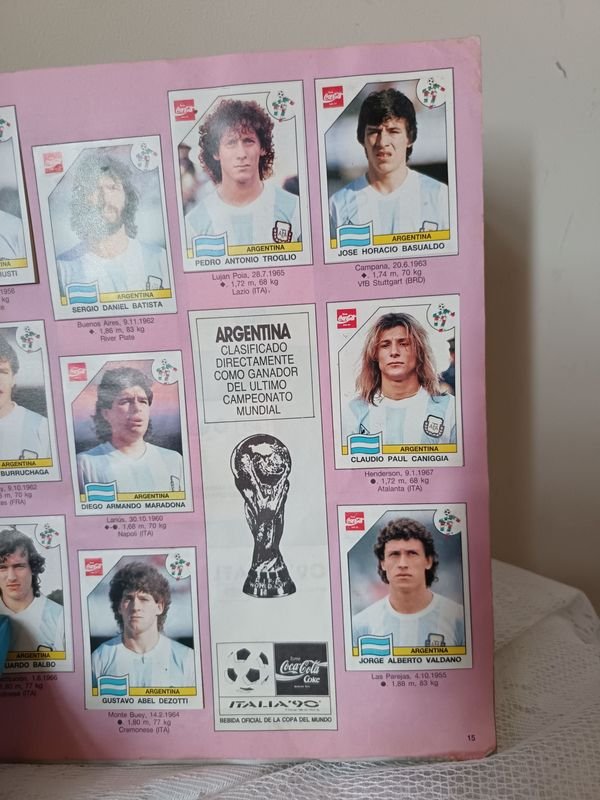 Álbum Antiguo del Mundial de Fútbol Italia '90 Colecciónista - imagen 10