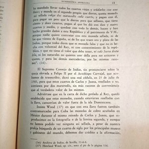 Numismática Antillana: La Llave de la Española y las Rosetas de Cuba - Libro Tapa Dura (1937) - imagen 4