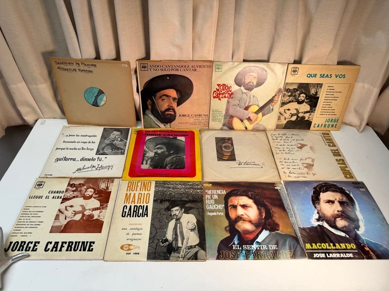Selección de Vinilos de Música Folklórica Uruguaya y Argentina