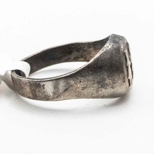 Anillo Doble Plata y Oro con Figuras - imagen 2