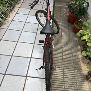 Bicicleta "Five & Five" Rodado 26 Color Rojo Granate - imagen 9