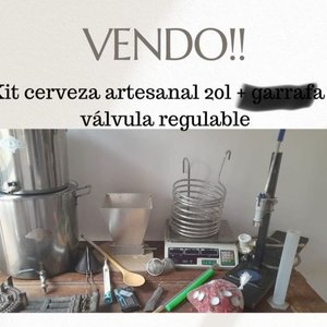 Lote siguiente: Kit Completo para Elaboración de Cerveza Artesanal - 20 Litros