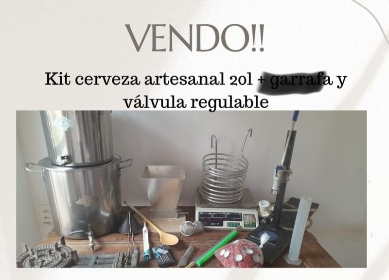 Kit Completo para Elaboración de Cerveza Artesanal - 20 Litros