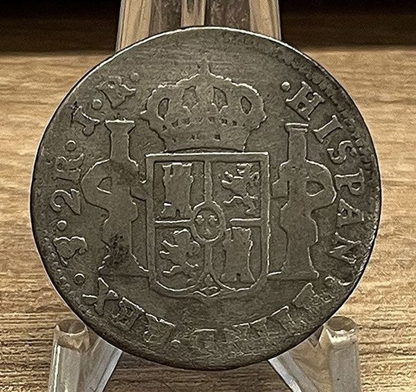 Moneda de Plata 2 Reales de Bolivia Potosí, 1773 - imagen 1
