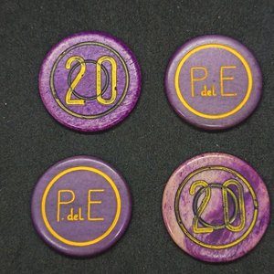 Lote de 4 Fichas Casino de Punta del Este - Valores $1, $10 y $20 - imagen 4