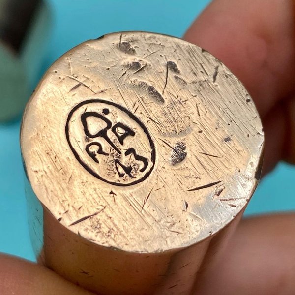 Pesas de bronce antiguas para 100 gramos cada una - imagen 4