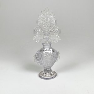 Perfumero de cristal con tapón, altura 22 cm - imagen 2