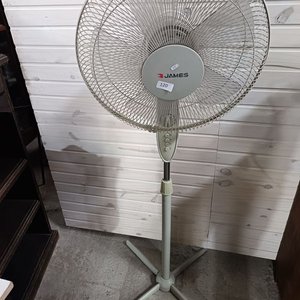 Ventilador de Pie James Plateado - imagen 1